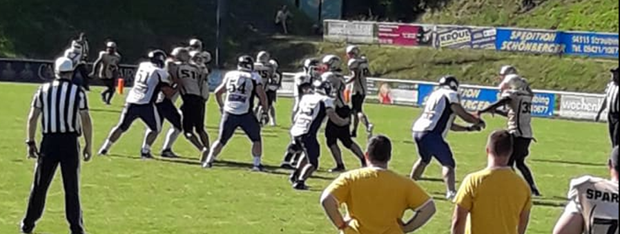 Szene aus dem Heimspiel gegen die Spiders aus der Saison 2016, Ergebnis damals: 23:12 (0:0 / 7:0 / 7:0 / 9:12)